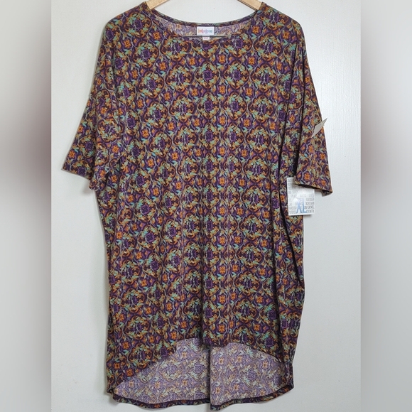 Lularoe Irma Colorful Patterned Women's Top - Picture 1 of 6